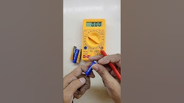 पेंसिल सेल को  digital multimeter से कैसे चेक करें | #short | #shorts video | #abcelectronics