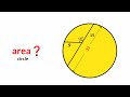 Can You Find the Area of the Circle