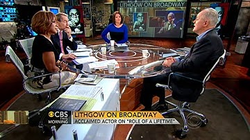 John Lithgow on Broadway show, "The Columnist"