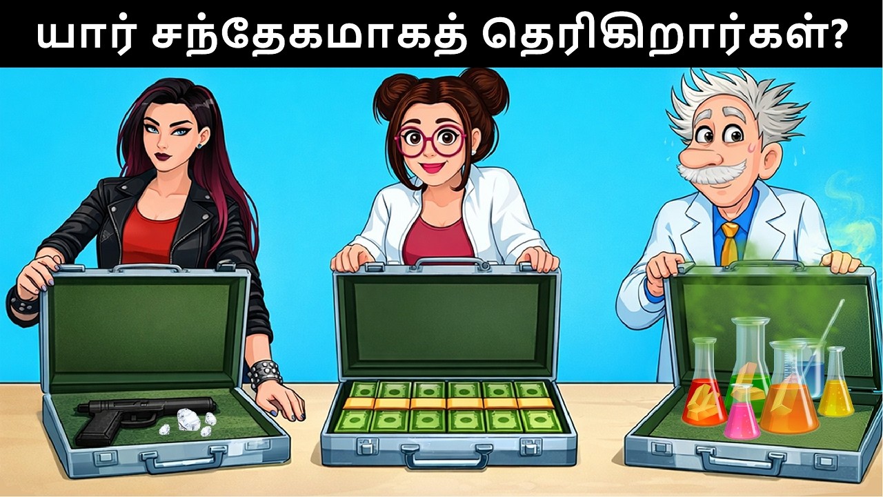 10 Detective cases to test your Detective Skills | Tamil Riddles