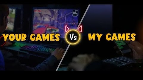 YOUR GAMES 😑 vs MY GAMES 😈 ~ hacker attitude status 🧑‍💻🎮 | #hackathonninja #video