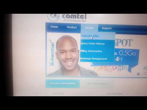 Camtel internet activation online