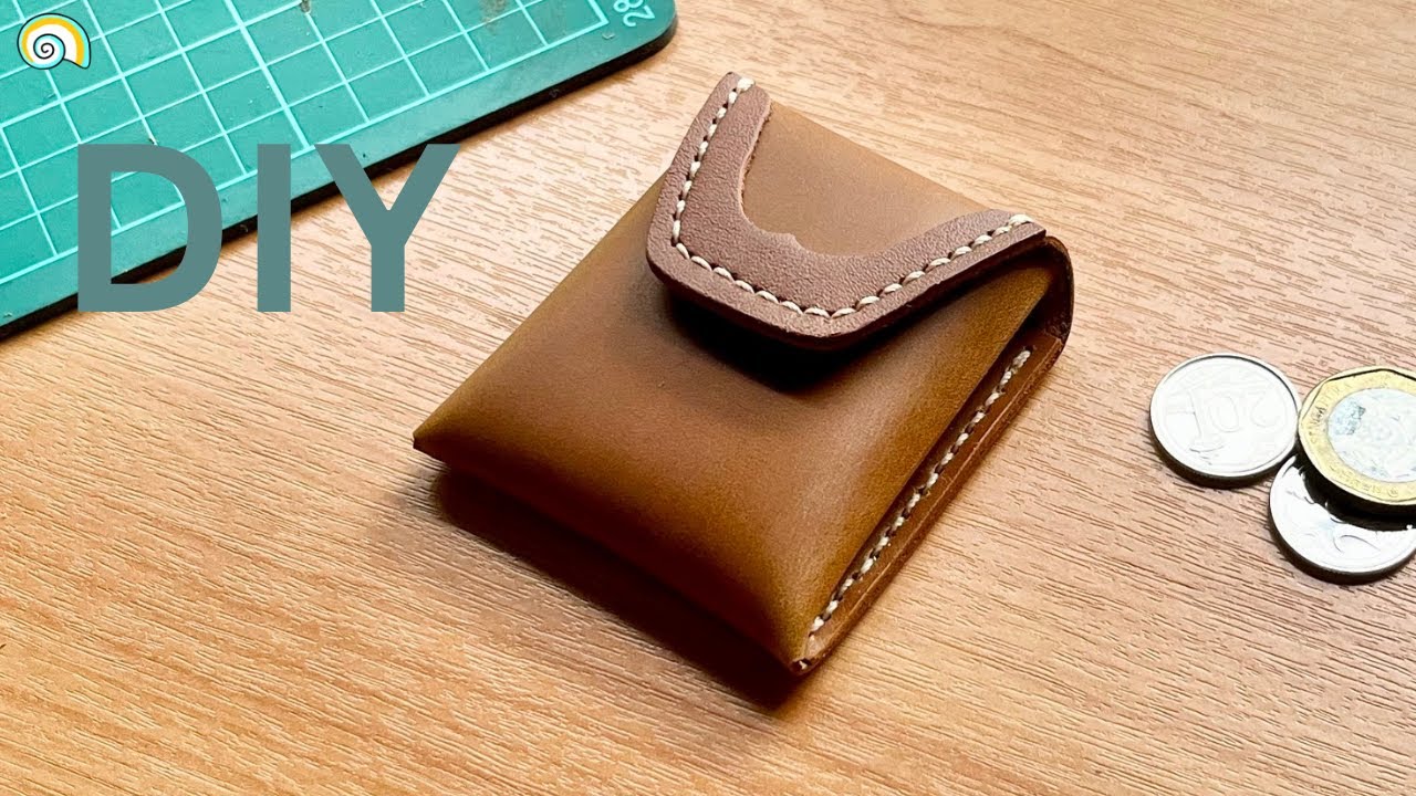 Leather Coin Wallet - Handmade Leather Coin Purse