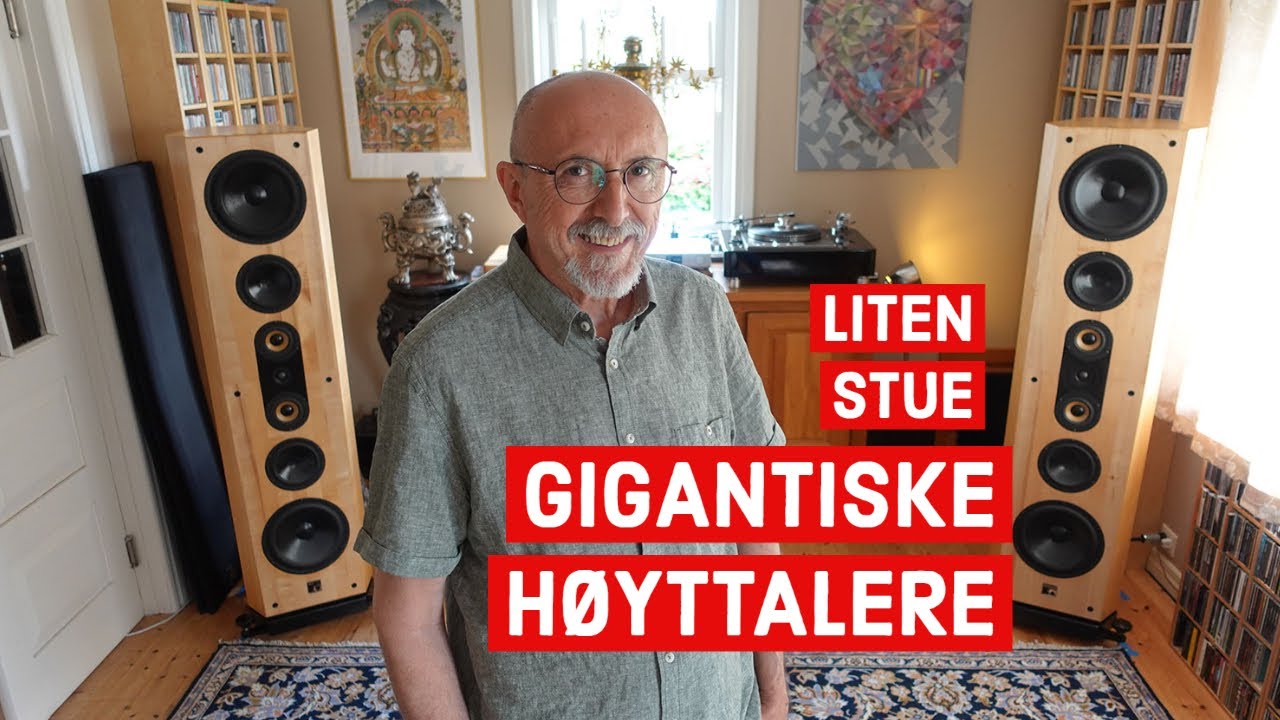 Montana-høyttalere hjemme hos Vidar
