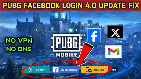 Pubg mobile Facebook login problem after 4.0 update ll Pubg login problem fix ll Pubg Facebook login
