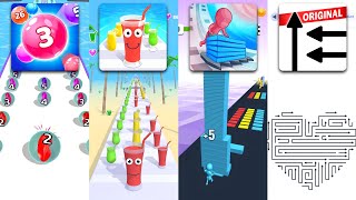 Arrow Puzzle, Juice Run, Marble Run 3D, Stack Colour - Gameplay ios Androids Walkthrough  screenshot 1