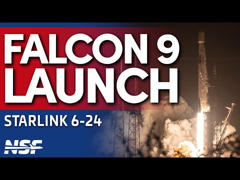SpaceX Falcon 9 Launches Starlink 6-24 Mission
