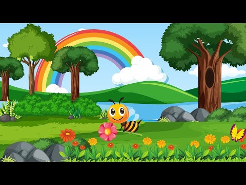 Радуга Учим цвета радуги. Песня для детей. Развивающий мультфильм.