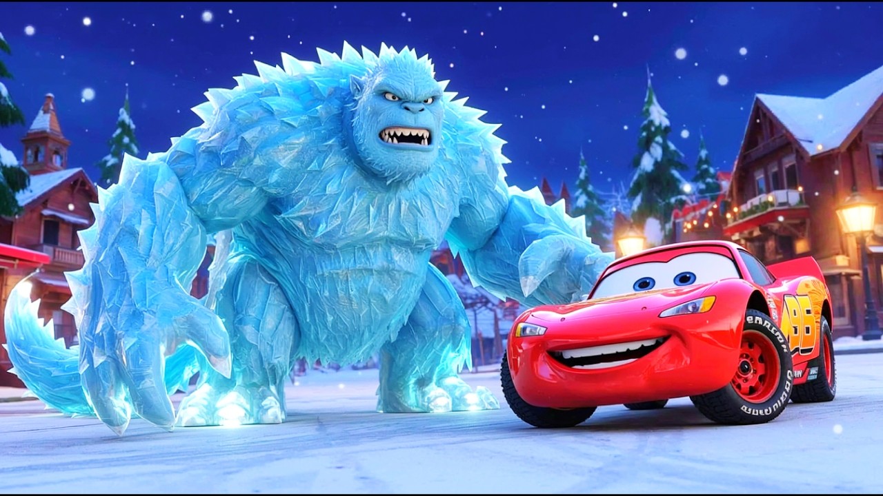 McQUEEN vs SNOWZILLA! ❄️🔥 Ultimate Christmas Fusion Showdown! 🎄⚔️