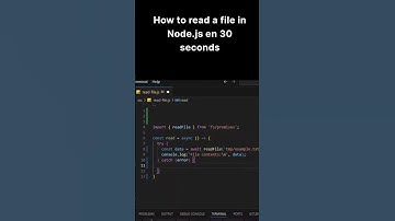 Read a File in Node.js in Just 30 Seconds! ⚡📁
