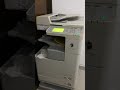Canon iR 2530 testing copy 51 pegs it ok ✅ #photocopy #canon #repair #technology #shortvideo