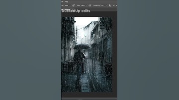 🤞 Rain effect in photoshop tutorial