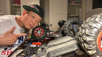 Traxxas summit front differential assembly with 11 year old david and pbone doctor