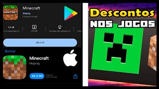 OFICIAL! JOGOS DO MINECRAFT COM DESCONTOS DE 50% E 70%!