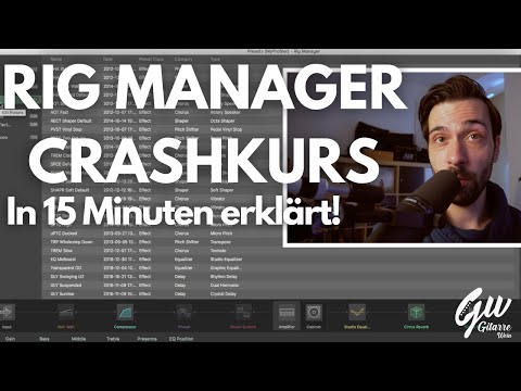 Rig Manager - Alle Funktionen erklärt (Kemper Editor Tutorial)