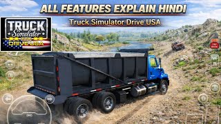 All Features & Setting Explain Truck simulator Drive USA Evo 丨 How to Play Truck simulator drive USA screenshot 2