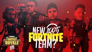 NEW 100 THIEVES FORTNITE TEAM? (BATTLE ROYALE)