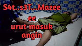 pijat badan masuk angin wanita/bersendawa