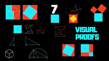 7 famous ways to prove Pythagoras theorem | Pythagoras theorem visual proof |