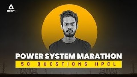 POWER SYSTEM ANALYSIS | 50 QUESTIONS MARATHON | EE/ECE/IN