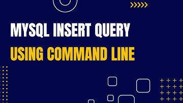Mysql Insert query using command line