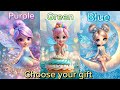 Choose your gift chooseyourgift pickone 3giftbox purple green blue 3giftboxchallenge