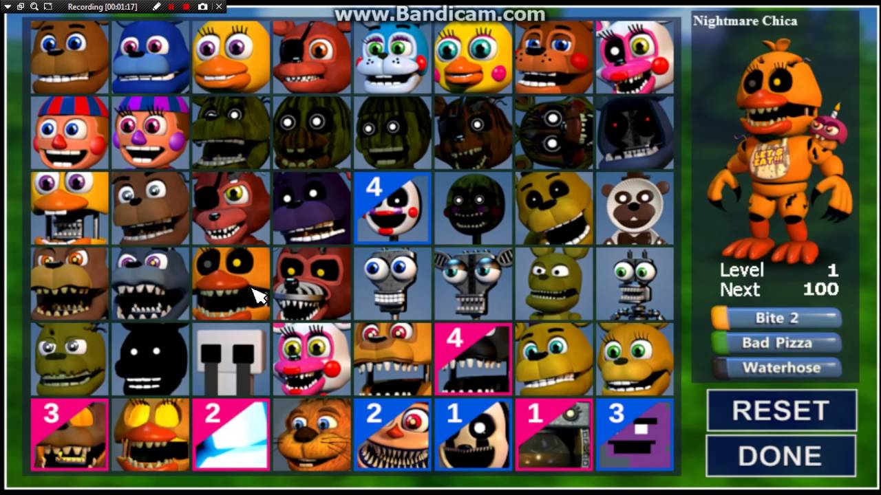 Five Nights at Freddy's WORLD | All characters!! (Including Update 2 ...