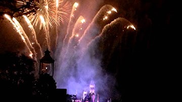 Christmas Firework finale Disneyland CA