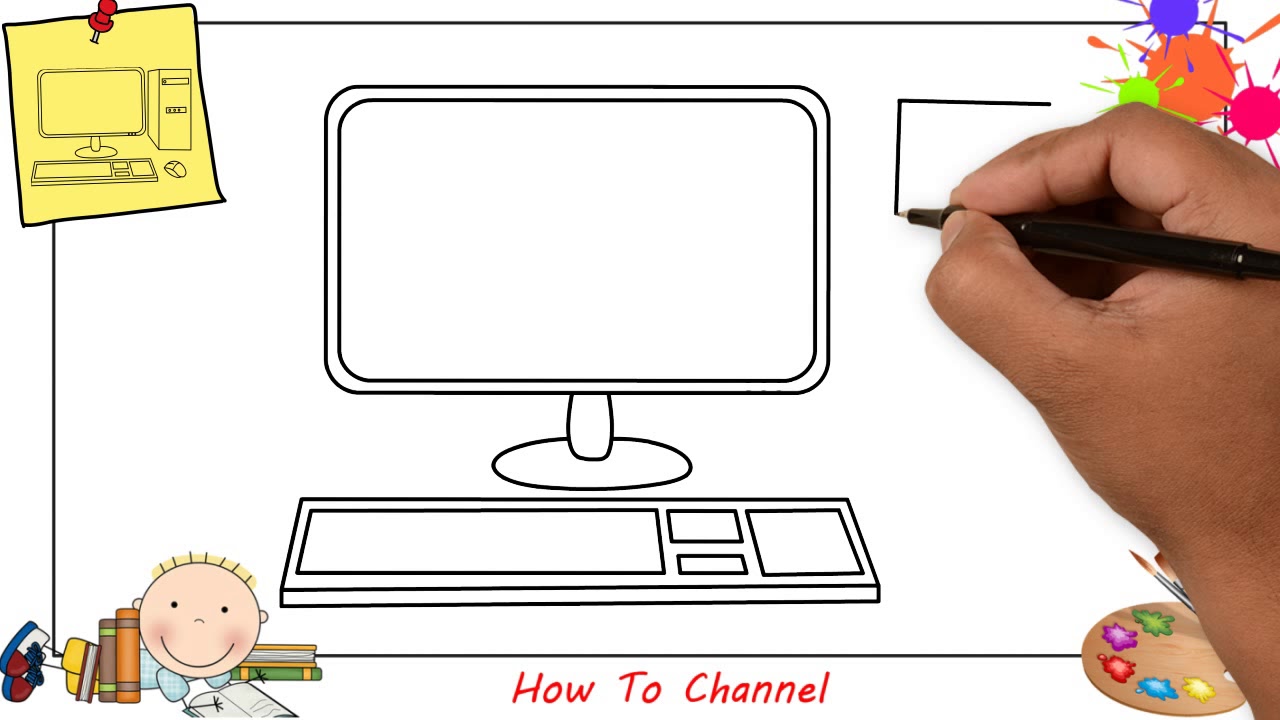 Featured image of post Computer Drawing With Colour Easy This tutorial will illustrate the basic process with a simple drawing but the same steps can easily applied to even the most complex compositions