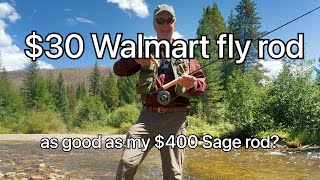 Is this $30 Walmart fly rod as good as a $200+ rod? 