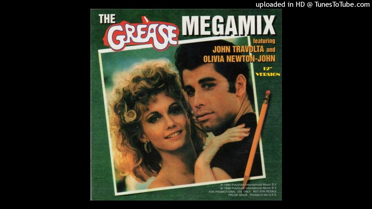 John Travolta And Olivia Newton John The Grease Megamix 1990 (12