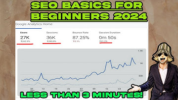 SEO Basics for Beginners 2024 | Learn SEO in Less Than 3 Minutes!