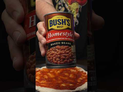 Beans on pizza is actually kinda GOATED #shorts #pizza