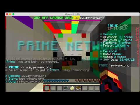 primemc skyblock glitch youtube