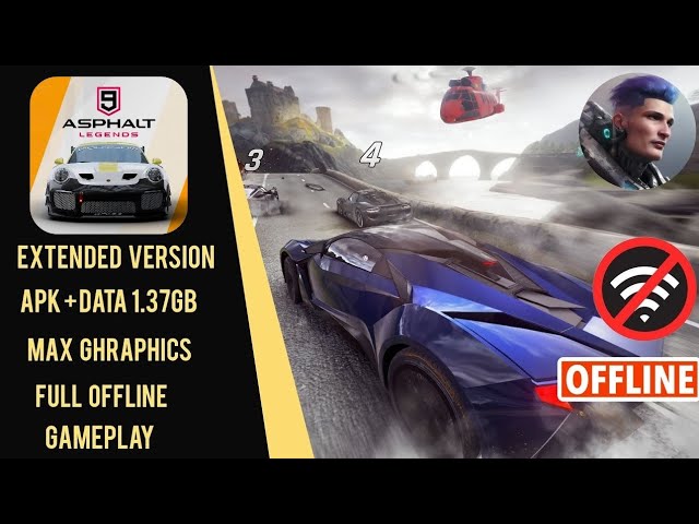 ASPHALT 9: LEGENDS v1.1.0e Versão Extendida Full OFFLINE GAMEPLAY