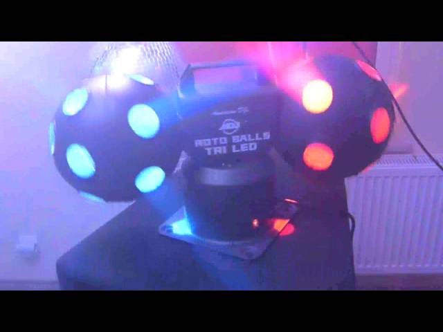 ADJ Roto Balls TRI LED - slow - YouTube