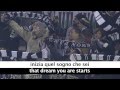 Juventus theme song  storia di un grande amore  with lyrics and translation