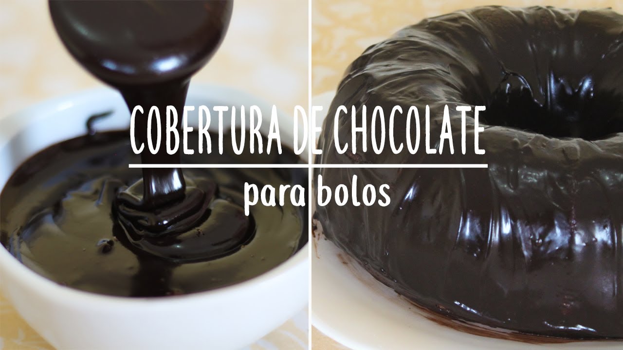 CALDA DE CHOCOLATE SEM LEITE CONDENSADO PARA BOLOS E TORTAS | COBERTURA