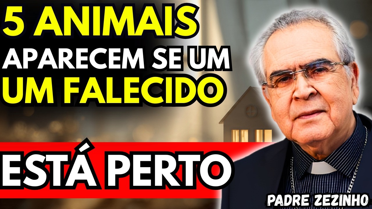 PADRE ZEZINHO REVELA 5 ANIMAIS QUE APARECEM QUANDO UM FAMILIAR FALECIDO ESTÁ PERTO DE VOCÊ
