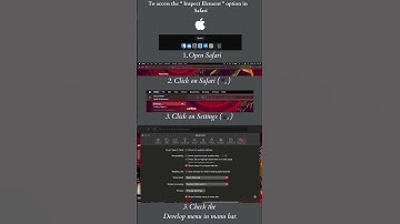 Enable Inspect Element on Safari
