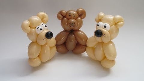 Teddy Bear Balloon Tutorial - Video 13 - BalloonTube with Graham Lee