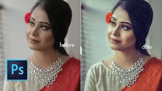 Indian Girl Photography Editing in Photoshop | Expression Vs Color screenshot 1