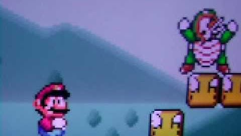 Super mario world hack strange thing!