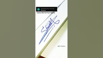 Shweta Name Signature Style 🌟#signaturestyle #shorts #firstkalakar