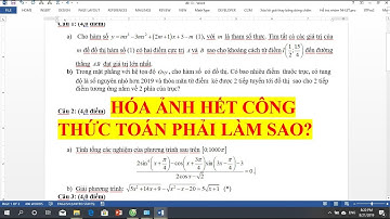 Xử lý công thức mathtype hóa ảnh nhanh chóng bằng phần mềm hay