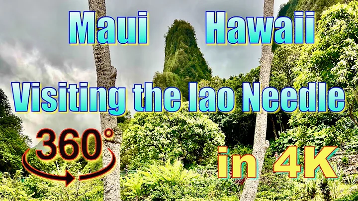 360° Maui, Hawaii - Visiting the Iao Needle in 4K