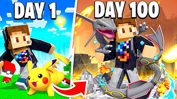 I SPENT 100 DAYS In SHINY ONLY PIXELMON! (Minecraft Movie)