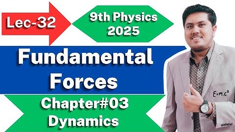 Fundamental Forces | Class 9th Physics New Book 2025 | Ch. 3 | Dynamics