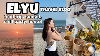 LA UNION travel vlog~ elyu food trip, sunset, party, hostel (BUDGET \& ITINERARY) | #dayswithKim