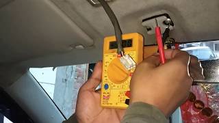 GPS tracker installation in car wagon r in dome light